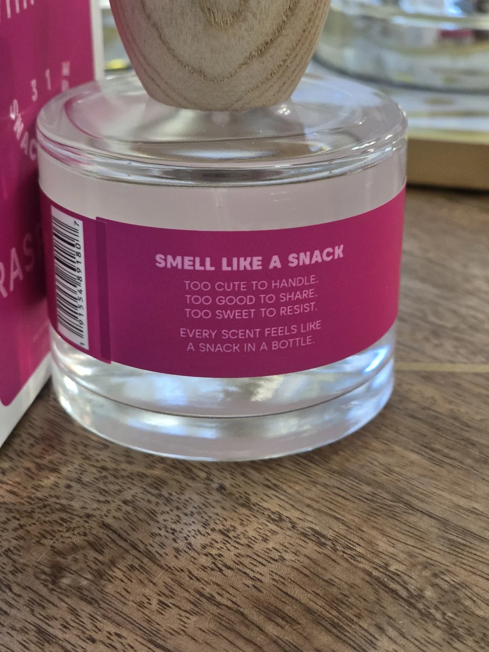 Fragrance bottle label